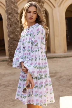 Balloon Sleeve Short- Bloom Lilac