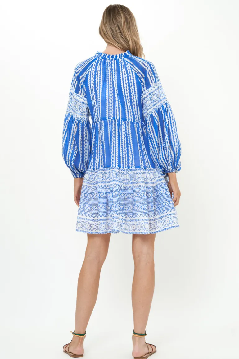 Balloon Sleeve Short- Ziggy Blue