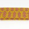 Beaded Clutch- Fern Pink Yellow