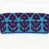 Beaded Clutch- Marigold Purple Aqua