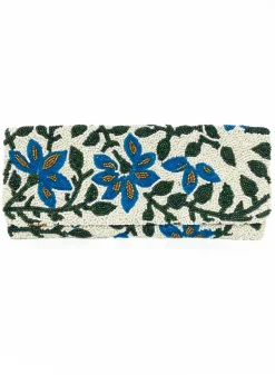 Beaded Clutch- Mondavi Blue Green