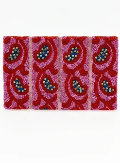 Beaded Envelope- Samode Red