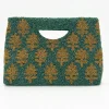 Beaded Handbag- Fern Green