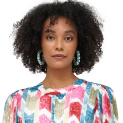 Mini Astor Hoops- Aqua