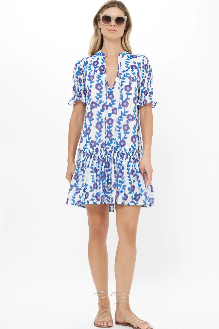 Smocked Drop Mini- Toscana Blue