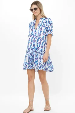 Smocked Drop Mini- Toscana Blue