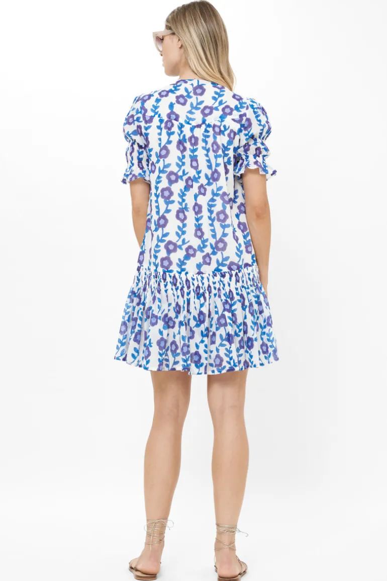 Smocked Drop Mini- Toscana Blue