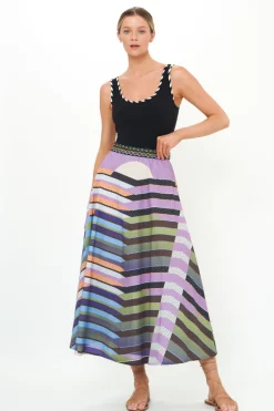 Swing Skirt- Solstice Lilac